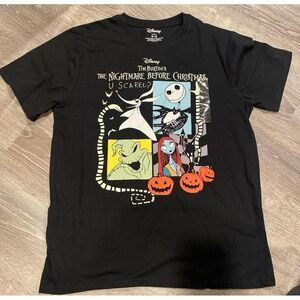 Disney‎ Tim Burtons THE NIGHTMARE BEFORE CHRISTMAS SHIRT size Medium unisex